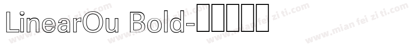 LinearOu Bold字体转换